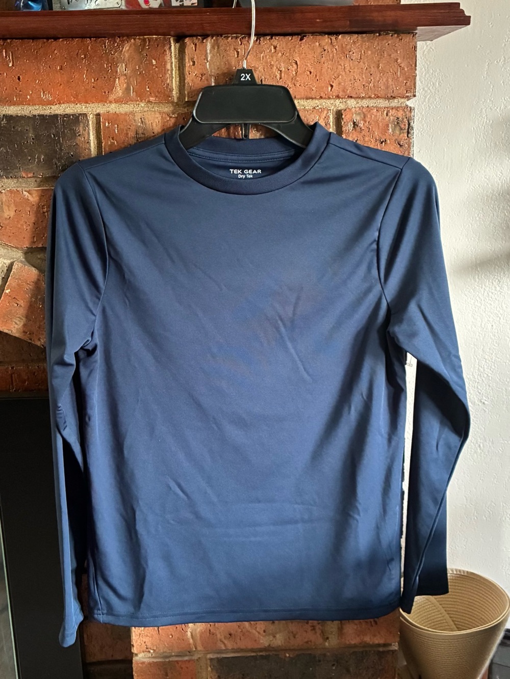 NWOT! Boys Tek Gear Navy Blue Crew Neck Shirt
